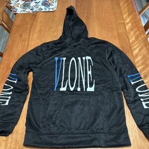 VLONE HOODIE Pullover Sweat Black New L